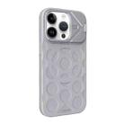 For iPhone 11 Pro Max Lens Frame Holder MagSafe PC Hybrid TPU Phone Case(Titanium Gray) - 2
