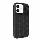 For iPhone 11 Lens Frame Holder MagSafe PC Hybrid TPU Phone Case(Black) - 2