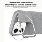 For iPhone 11 Lens Frame Holder MagSafe PC Hybrid TPU Phone Case(Royal Blue) - 3