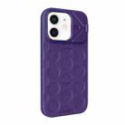 For iPhone 11 Lens Frame Holder MagSafe PC Hybrid TPU Phone Case(Purple) - 2