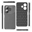 For Xiaomi Redmi 13 4G Carbon Fiber Texture Shockproof TPU Phone Case(Black) - 2