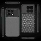 For Redmi K70 Ultra Carbon Fiber Texture Shockproof TPU Phone Case(Black) - 3