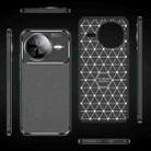 For Redmi K80 Carbon Fiber Texture Shockproof TPU Phone Case(Black) - 2