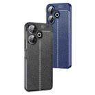 For Xiaomi Redmi 13 4G Litchi Texture Shockproof TPU Phone Case(Blue) - 2