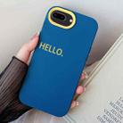 For iPhone 7 Plus / 8 Plus HELLO Word PC Hybrid TPU Phone Case(Royal Blue) - 1