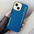 For iPhone 14 Simple Words PC Hybrid TPU Phone Case(Royal Blue) - 1