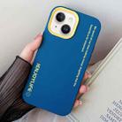 For iPhone 13 Simple Words PC Hybrid TPU Phone Case(Royal Blue) - 1