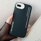 For iPhone 7 Plus / 8 Plus Simple Words PC Hybrid TPU Phone Case(Black) - 1