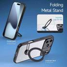 For iPhone 17 Pro DUX DUCIS Aimo Mag Series MagSafe Ring Holder Frosted Phone Case(Black) - 3