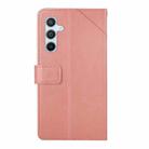 For Samsung Galaxy S25 5G Y-shaped Pattern Flip Leather Phone Case(Pink) - 3