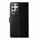 For Samsung Galaxy S25 Ultra 5G Y-shaped Pattern Flip Leather Phone Case(Black) - 3