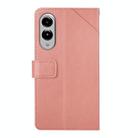 For Samsung Galaxy S25 Edge 5G Y-shaped Pattern Flip Leather Phone Case(Pink) - 3