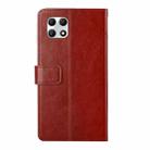 For T-Mobile REVVL 7 5G Y-shaped Pattern Flip Leather Phone Case(Brown) - 3