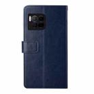 For T-Mobile REVVL 7 Pro 5G Y-shaped Pattern Flip Leather Phone Case(Blue) - 3