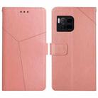 For T-Mobile REVVL 7 Pro 5G Y-shaped Pattern Flip Leather Phone Case(Pink) - 1