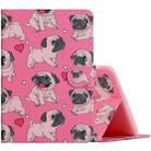 For Amazon Kindle Fire HD8 (2020) Colored Drawing Pattern Horizontal Flip PU Leather Case with Holder & Card Slot & Sleep / Wake-up Function(Love Dog) - 1