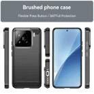 For Xiaomi 15 Carbon Fiber Brushed Texture TPU Phone Case(Black) - 2