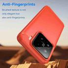 For Xiaomi 15 Carbon Fiber Brushed Texture TPU Phone Case(Red) - 3