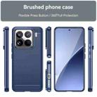 For Xiaomi 15 Pro Carbon Fiber Brushed Texture TPU Phone Case(Blue) - 2