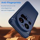 For Xiaomi 15 Ultra Carbon Fiber Brushed Texture TPU Phone Case(Blue) - 3