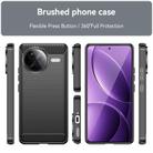 For Xiaomi Poco F7 Ultra Carbon Fiber Brushed Texture TPU Phone Case(Black) - 2