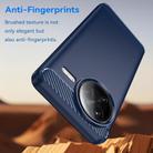 For Xiaomi Poco F7 Ultra Carbon Fiber Brushed Texture TPU Phone Case(Blue) - 3