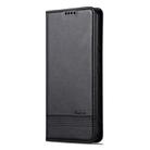 For Redmi Note 14 Pro 5G AZNS Magnetic Calf Texture Flip Leather Phone Case(Black) - 2
