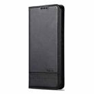 For Redmi Note 14 Pro+ 5G AZNS Magnetic Calf Texture Flip Leather Phone Case(Black) - 2