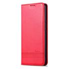 For Redmi Turbo 4 Pro AZNS Magnetic Calf Texture Flip Leather Phone Case(Red) - 2