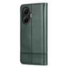 For Redmi Turbo 4 Pro AZNS Magnetic Calf Texture Flip Leather Phone Case(Dark Green) - 3