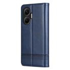 For Redmi Turbo 4 Pro AZNS Magnetic Calf Texture Flip Leather Phone Case(Dark Blue) - 3