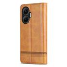 For Redmi Turbo 4 Pro AZNS Magnetic Calf Texture Flip Leather Phone Case(Light Brown) - 3