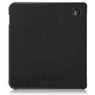 For Kobo Libra Colour 2024 Solid Color Deformation TPU Leather Smart Tablet Case(Black) - 3