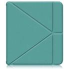 For Kobo Libra Colour 2024 Solid Color Deformation TPU Leather Smart Tablet Case(Green) - 2