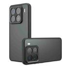 For Xiaomi 15 Pro Armor Precise Hole PC Hybrid TPU Phone Case(Frosted Black) - 1