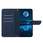 For Samsung Galaxy S25 Ultra 5G Stitching Embossed Leather Phone Case(Blue) - 3