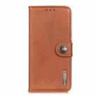 For Redmi Turbo 4 KHAZNEH Cowhide Texture Horizontal Flip Leather Phone Case(Brown) - 3