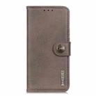 For Redmi Turbo 4 KHAZNEH Cowhide Texture Horizontal Flip Leather Phone Case(Khaki) - 3
