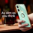 For vivo Y18 XINLI Straight Edge 6D Electroplate TPU Phone Case with Ring Holder(Mint Green) - 2