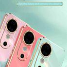 For vivo S19 XINLI Straight Edge 6D Electroplate TPU Phone Case(Mint Green) - 3