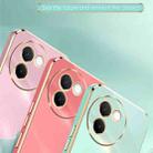 For vivo V30E XINLI Straight Edge 6D Electroplate TPU Phone Case(Mint Green) - 3