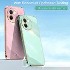 For vivo V30E XINLI Straight Edge 6D Electroplate TPU Phone Case(Pink) - 2