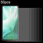 For Fujitsu Arrows We2 Plus 50pcs 0.26mm 9H 2.5D Tempered Glass Film - 1