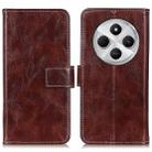 For Redmi 14C 4G Retro Crazy Horse Texture Leather Phone Case(Brown) - 1