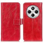 For Redmi 14C 4G Retro Crazy Horse Texture Leather Phone Case(Red) - 1