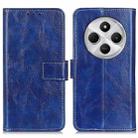 For Redmi 14C 4G Retro Crazy Horse Texture Leather Phone Case(Blue) - 1