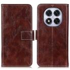 For Redmi Note 14 Pro 4G Retro Crazy Horse Texture Leather Phone Case(Brown) - 1