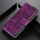 For Redmi Turbo 4 Retro Crazy Horse Texture Leather Phone Case(Purple) - 2