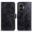 For Redmi Turbo 4 Pro Retro Crazy Horse Texture Leather Phone Case(Black) - 1