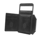 For Google Pixel 6a Solid Color Metal Buckle Card Slots Bag Phone Case(Black) - 3